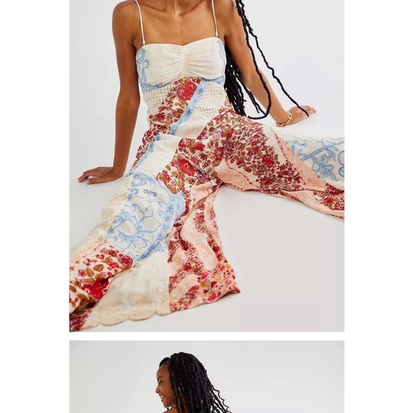 Free people Gianna Patchwork Jumpsuit - Picture 3 of 4